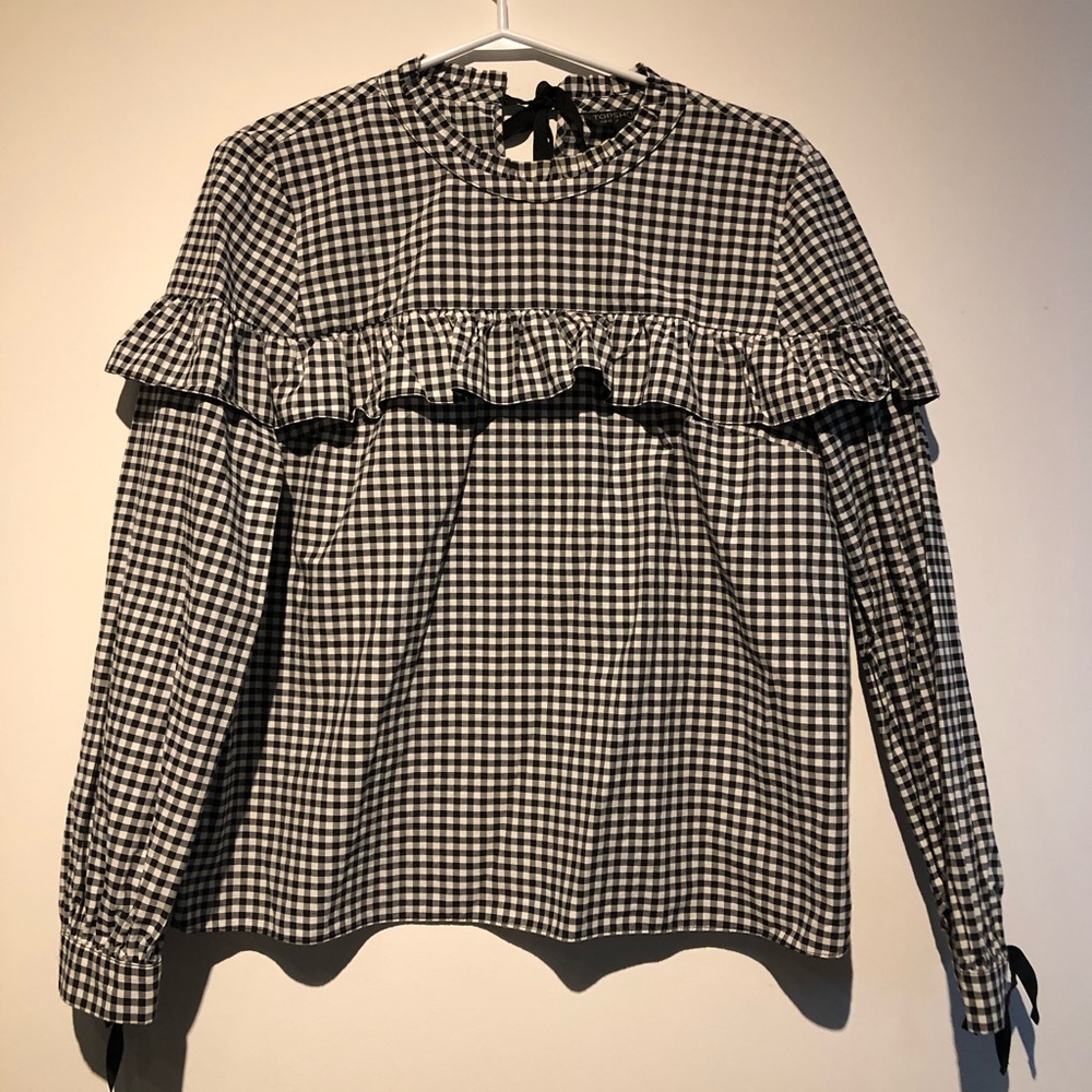 Topshop Gingham Shirt